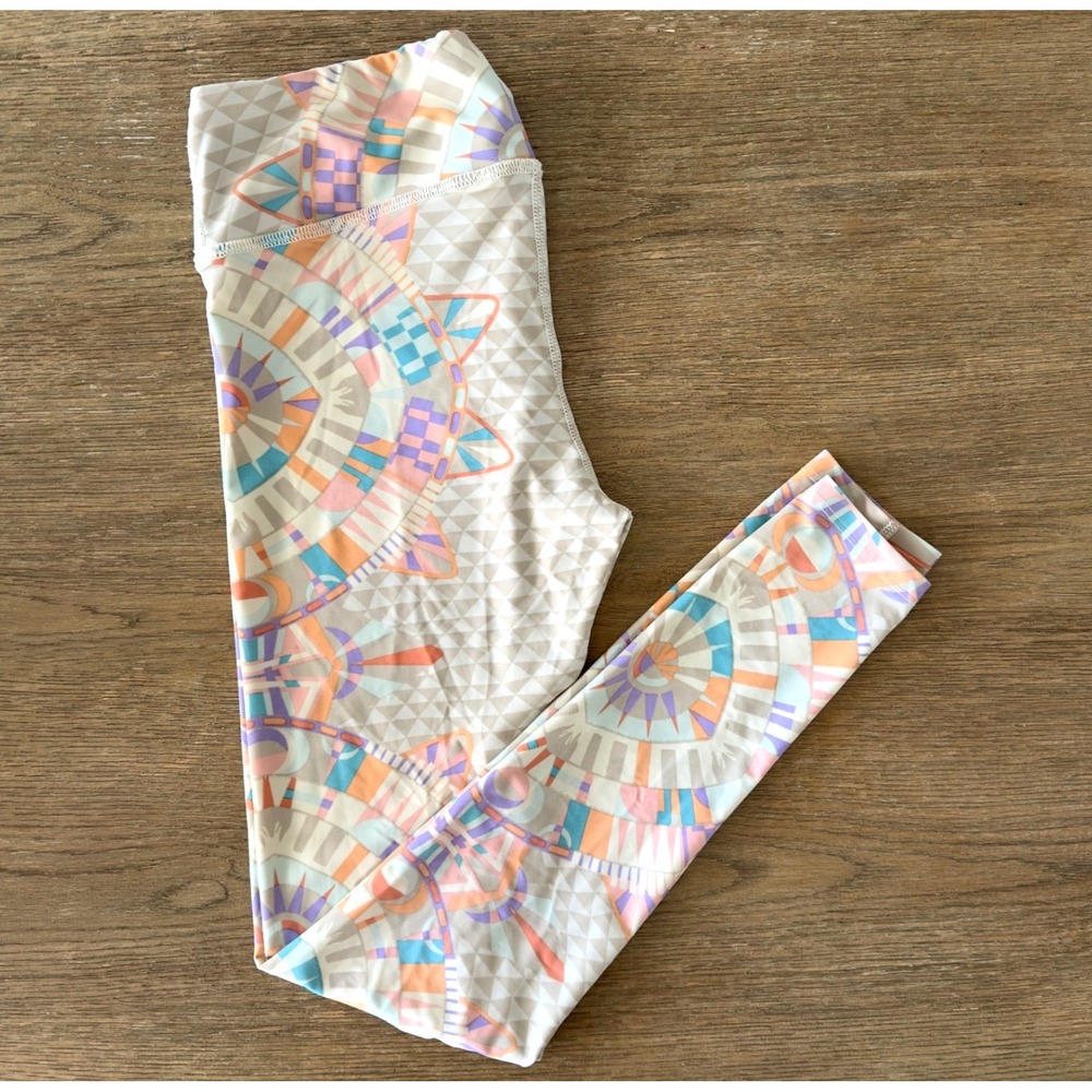 Mara Hoffman Multicolor Geometric Leggings